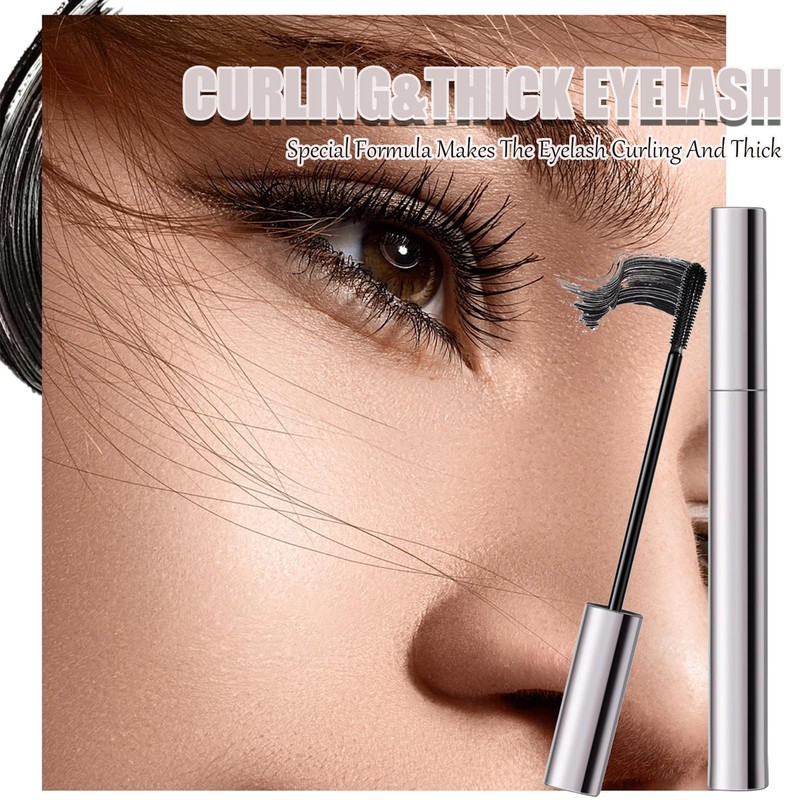 Mascara Black - Waterproof Mascara for Natural Lengthening Eyelash -