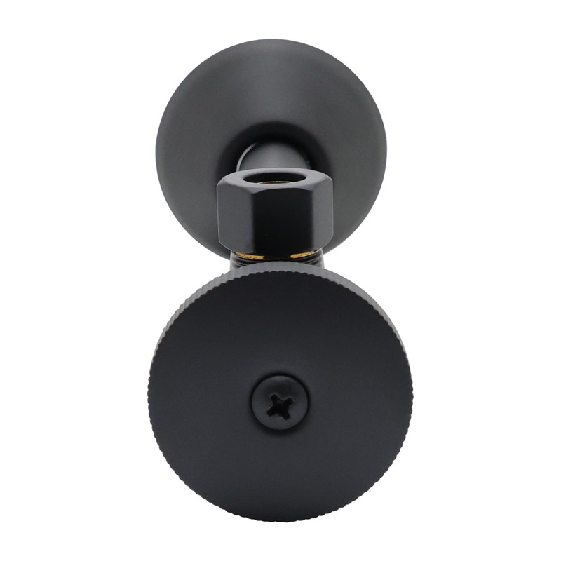 Westbrass D1112-62 Round Handle Angle Stop Shut Off Valve, 1/2"