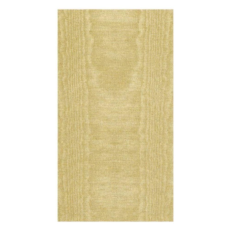 Caspari Moiré Paper Linen Guest Towel Napkins in Gold, Four