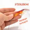 7PCS Shrimp Bait Saltwater Fishing Lures with Hook Soft Shrimp