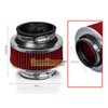 Eauto Tuning 2.75" 70mm Cold Air Intake Universal ByPass Valve Filter RED HYD