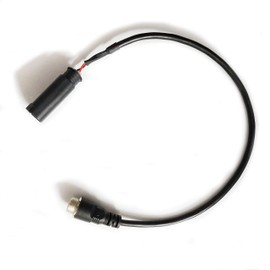 Adapter Female 4-PIN Aviation Cable to RCA DC Adapter Audio & Video Cable for Bus/Truck Parking Reversing Camera System Sprinter