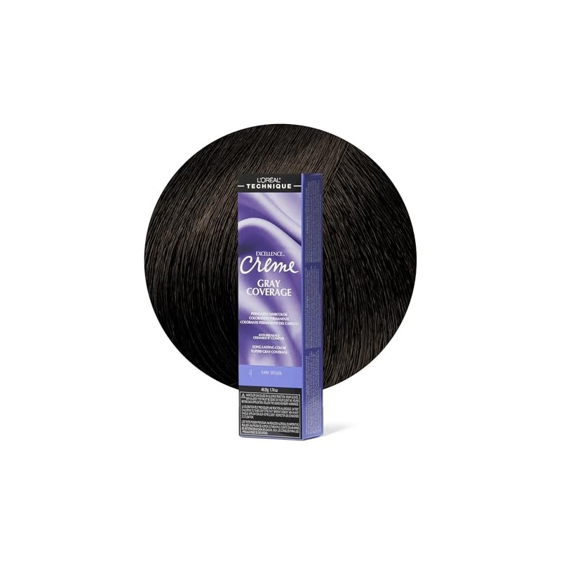 Loreal Excellence Creme Color #4 Dark Brown 1.74oz (6 Pack)