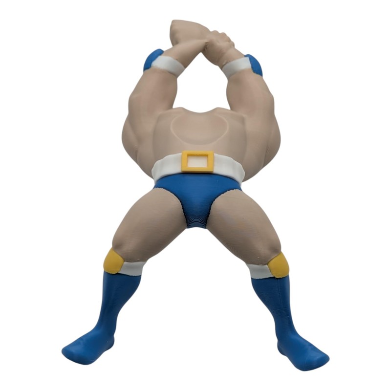 Luchador Hot Sauce Holder - 3D Printed Kitchen Decor, Unique