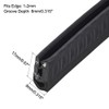uxcell Trim Seal with Top Bulb, EPDM Rubber Seal Channel