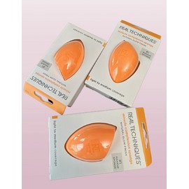 Real Techniques 3 Real Techniques Miracle Complexion MAKEUP SPONGE Natural Go Finish  S127