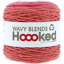 Hoooked Wavy Blends Yarn-Iced Pink -WAVYBLND-03