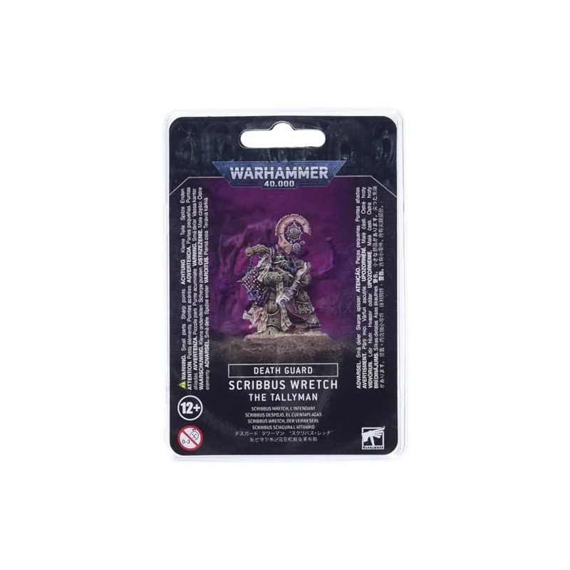 Warhammer 40k Games Workshop DeathGuard Scribbus Wretch The Tallyman 43-45