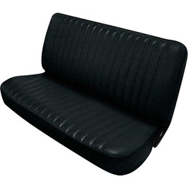 Durafit Seat Covers, C1016-L1 1982-1991 Chevy S10 Solid Bench Without Headrest Seat Covers in Black Automotive Leatherette