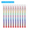 PATIKIL Stacking Crayons, 10 Pack 10 Colors Stackable Buildable Round