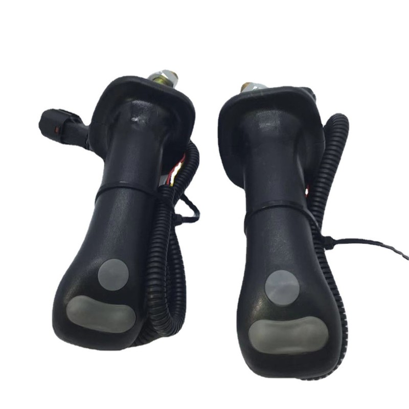 2PCS Excavator Joystick Handles Ergonomic Grip Precise Control Button Handle