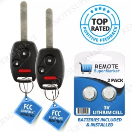 RemoteSuperMarket 2 For 2005 - 2008 Honda Pilot Remote Head Key 3B - CWTWB1U545