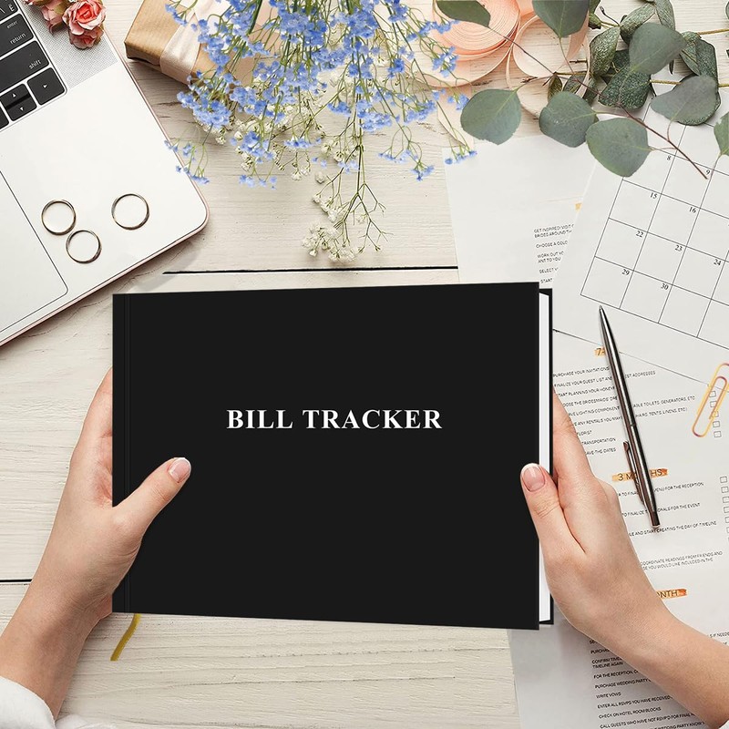 Bill Tracker Notebook - Monthly Bill Organizer & Planner for