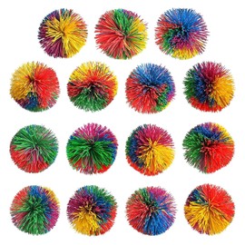 Pack of 15 Stringy Balls, Fluffy Balls, Stringy Balls, Party Bag Children's Birthday, Children's Birthday Party Bags, Party Bags, Children's Birthday Party Bags for 10 Years, Children's Birthday Party