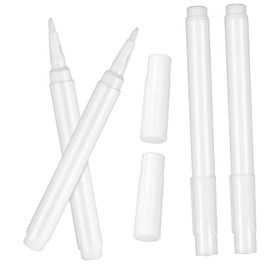 Gatuida 4Pcs White Chalk Markers Erasable Liquid Chalk Pens for Blackboard Glass Windows and Signs Quick Dry Wear Resistant Tips for Easy Cleanup and Versatile Use
