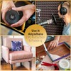 FoamTouch 4" x 24" x 72" Upholstery Foam, Charcoal