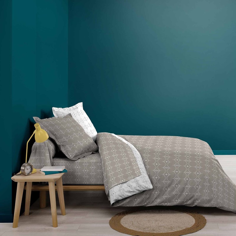 douceur d'intérieur, Aristide Natural Fitted Sheet (160 x 200 cm)