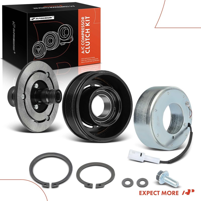 A-Premium Air Conditioner AC Compressor Clutch Kit Compatible with Mazda