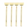 Glomora Gold Telescopic Back Scratcher Set, Portable Extendable Stainless Steel
