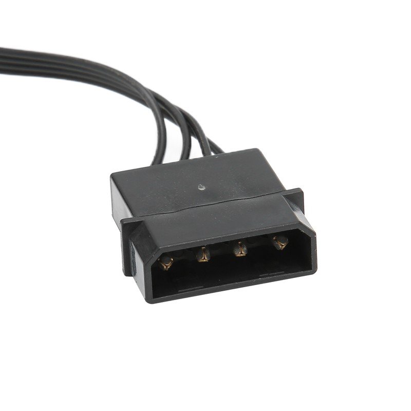 Computer Temp Monitor PVC Lens Panel Display 5 Sets Fan