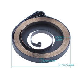 Atunee Starter Pulley Recoil Spring Kit Fit for Husqvarna 51 55 Chainsaw with Spark Plug Replace 505303735 501763101