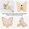 MOROBOR Decorative Butterfly Kitchen Cabinet Knobs, 6 Pack Creative Dresser