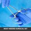 SURGICAL ONLINE Durable 4-Piece Straight Hemostat Set - High Quality