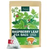 TeeLux Raspberry Leaf Tea Bags 60 Count, Pure Natural Raspberry