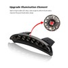 NTHREEAUTO Motorcycle Chopped Rear Fender Edge LED Brake Tail Light