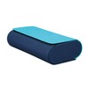 Pearl Glasses Case Blue Hard Magnet Synthetic Leather 2 Piece