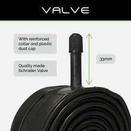 20" Baldwins FAT Bike E-Bike 20 x 4.0-4.25 Inner Tube 33mm Long Schrader Valve & BALDY'S TYRE LEVER
