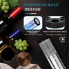 EUHOMY Electric Wine Opener, Wine Bottle Opener with Charging Base,