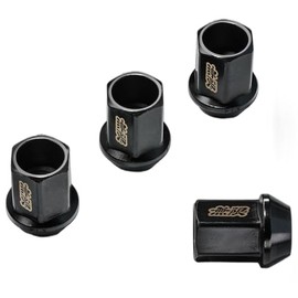 Mugen (無限) 【Wheel Nut】 RACING NUT M12 SHORT Racing Wheel Nut M12×P1.5 L=28 17HEX Black 08183-XG8-K2S0-BL