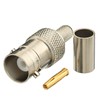 Eightwood 10pcs BNC Female Crimp RF Connector 50 ohm for