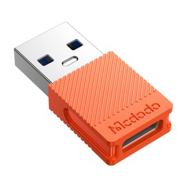 Mcdodo OT-6550 USB Type C to USB 3.0 Adapter, 5V/3A Rapid Charging, 5 Gbps High Speed Data Transfer, QC3.0 Compatible, USB C to A Converter Adapter, Heavy Duty, Compact, Lightweight, For Business Trips, Type C to A Converter, Type C Adapter, Charger, Mob