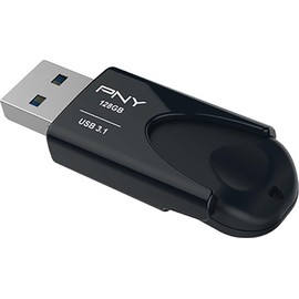 PNY USB Flash Drive Attaché 4 3.1 128GB, Black