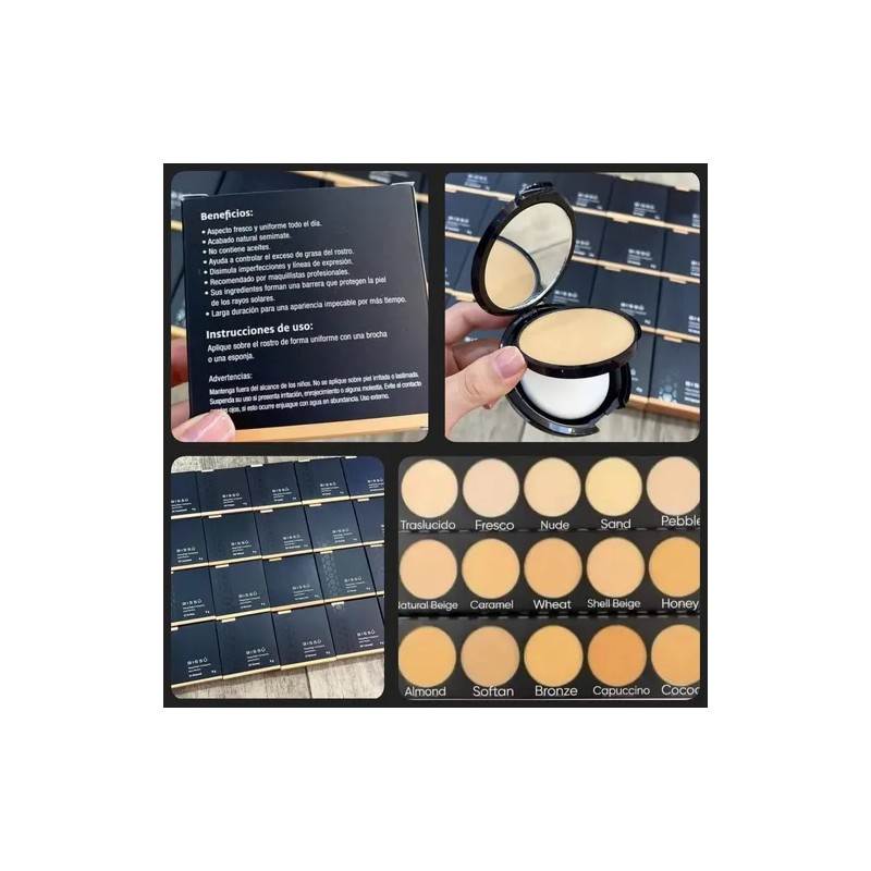 Maquillaje Polvo Compacto Bissú Original