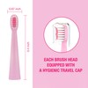 Vekkia Sonic Kids Electric Toothbrush Replacement Heads - 7X More