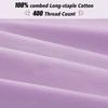 Lirex 2 Pack Pillow Cases, 100% Cotton 400 Thread Breathable
