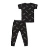 MONICA + ANDY Baby Organic Short Sleeve Two-Piece Pajama Set,