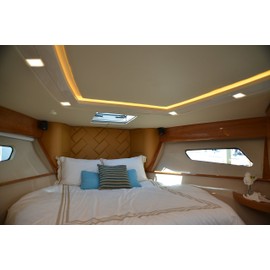 Lumitec Square Mirage Down Light - Spectrum RGBW Dimming - White Bezel