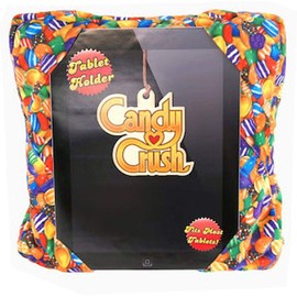 Candy Crush Candy Pattern Plush Tablet Holder