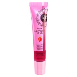 ROSÉE & CO Rosee Lip Gloss Vegan & Cruelty Free Treatment, Long Lasting Glossy, Tint with Shea Butter, Moisturize, Protect & Smooth - Strawberry Flush Plumping