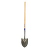 Round Point Shovel, 48 in.Handle, 14 ga.