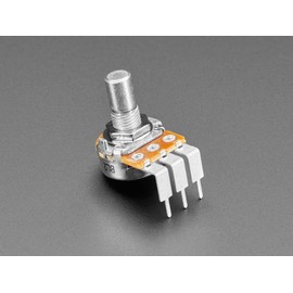 Adafruit Accessories Adafruit Accessories Alpha Single Gear 16 mm Right-Angle PC Mount - 25K Linear - RV16AF-41-15R1-B25K-30H4