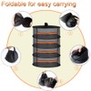 Cerkkapo Drying Net Herbs, 4-Layer Herb Dryer Hanging, Foldable Drying