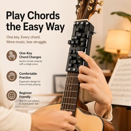 Guitar Chord Tool for Beginner Practice – One-Key Chord Helper for Acoustic Guitar Hand Position Training
