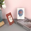 JuxYes 6 Pack Clear Display Stand Easel, Acrylic Plate Stands