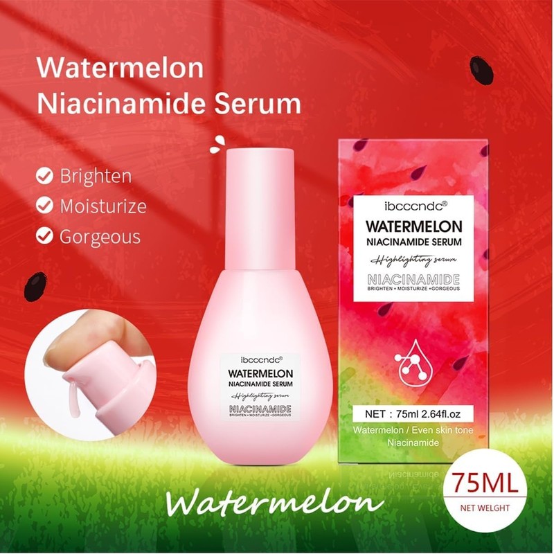 ieron Seren Watermelon Glow Niacinamide Moisturising Light Face Serum and