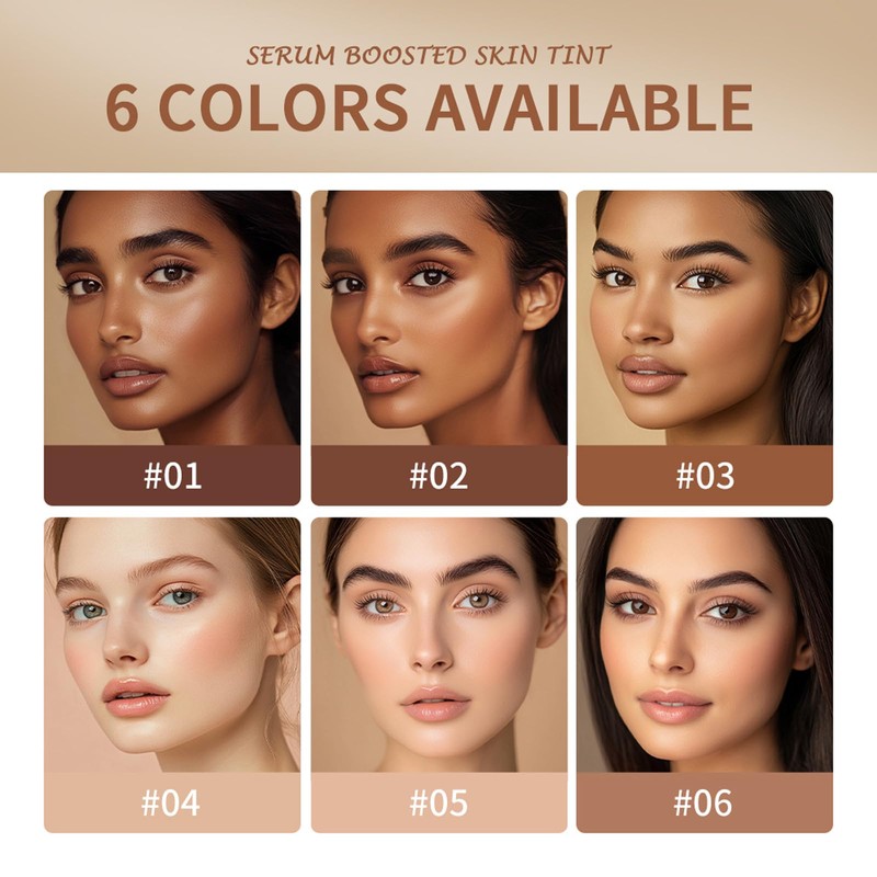 Beauty Balm Serum Boosted Skin Tint – Hydrating Tinted Moisturizer